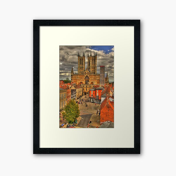 Lincoln Cathedral HDR Framed Art Print