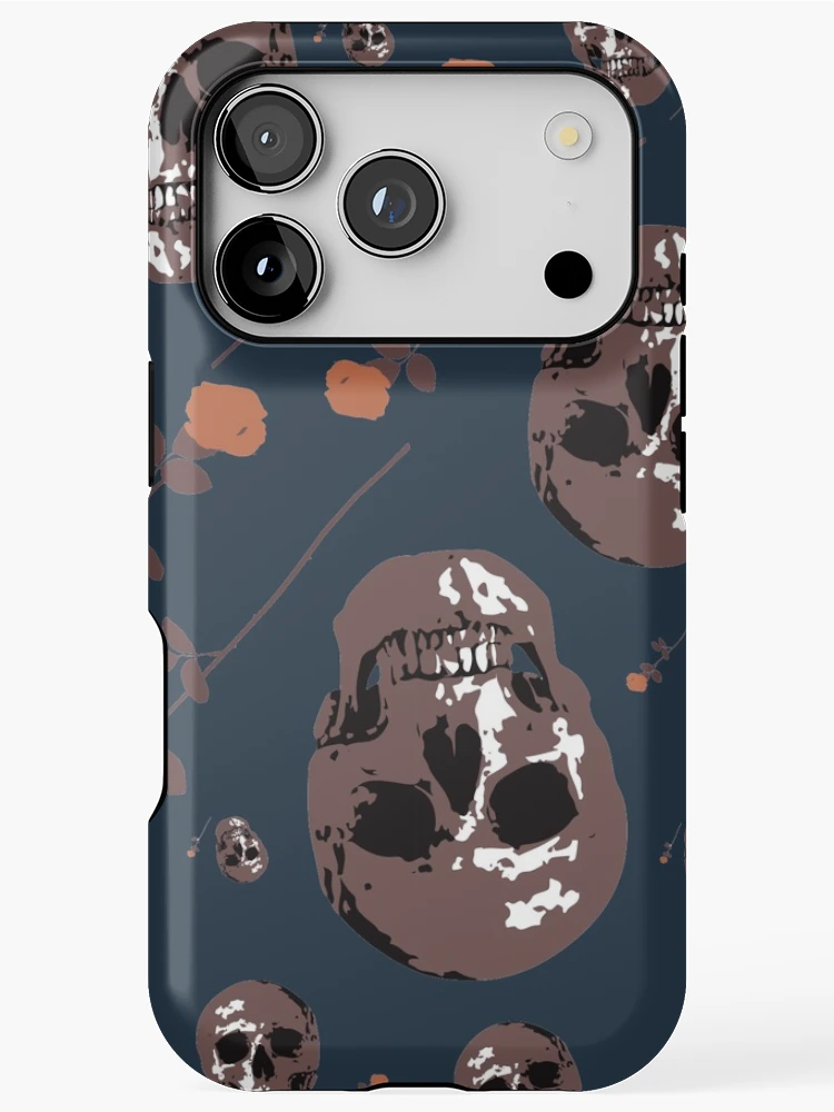 Thumbnail 1 of 4, iPhone Case, Skulls and Roses designed and sold by RojasDesign.