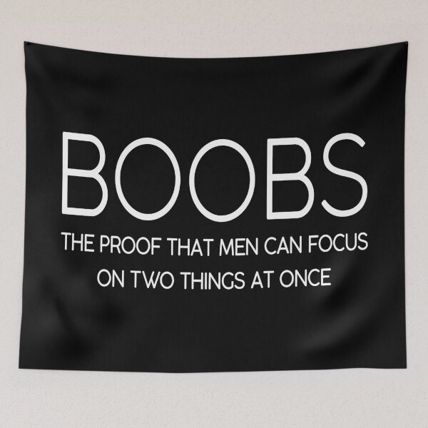 Item preview, Men, Women Boobs, And Multitasking designed and sold by StarsForgers.