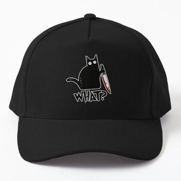 Item preview,  Cat What? Murderous Black Cat With Knife Gift Premium designed and sold by ZeLittleFamily.