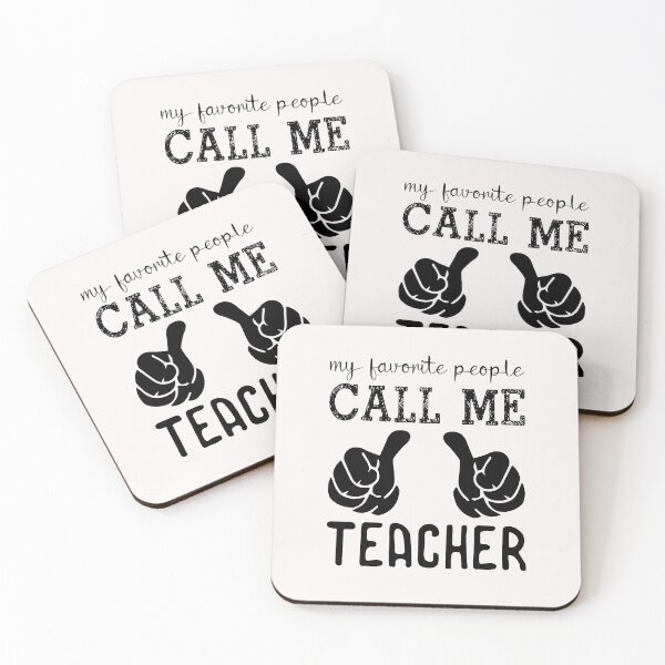 Item preview, My favorite people call me teacher designed and sold by omaeth303.