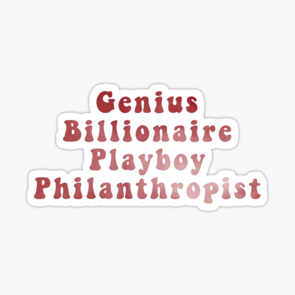 Item preview, Genius Billionaire designed and sold by Alexmalone2002.
