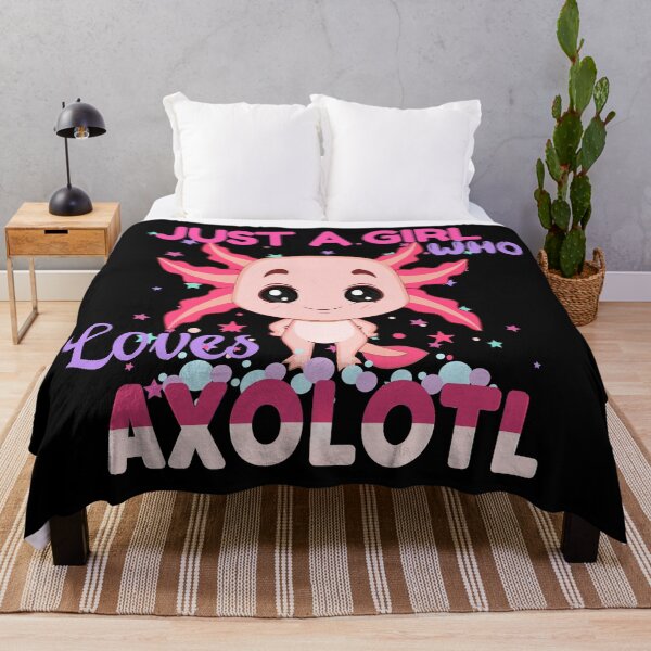 Item preview, Just a Girl Who Loves axolotl! - Funny axolotl Lovers Girl! - Just A Girl Who Loves Axolotls designed and sold by SoffyLee586.