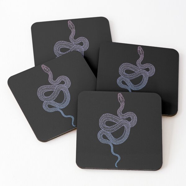 Item preview, Snake ombre blue to pink designed and sold by Blacklinesw9.