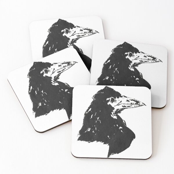 Item preview, Raven Head/ Black Bird/Corvo designed and sold by EllohimBute.
