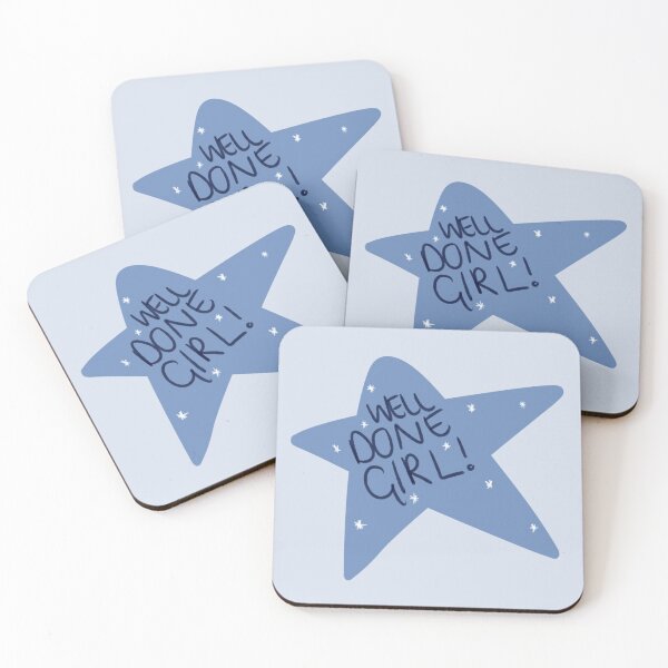 Item preview, Well Done Girl Star in Blue designed and sold by bethanderson.
