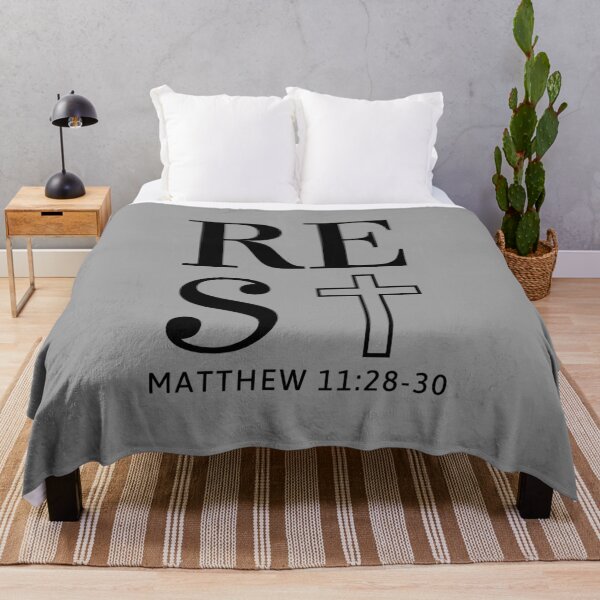 Item preview, Rest in Him Matthew 11:28-30 designed and sold by HCLeeKimmie.