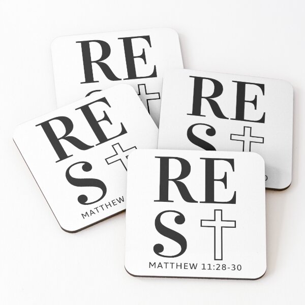 Item preview, Rest in Him Matthew 11:28-30 designed and sold by HCLeeKimmie.