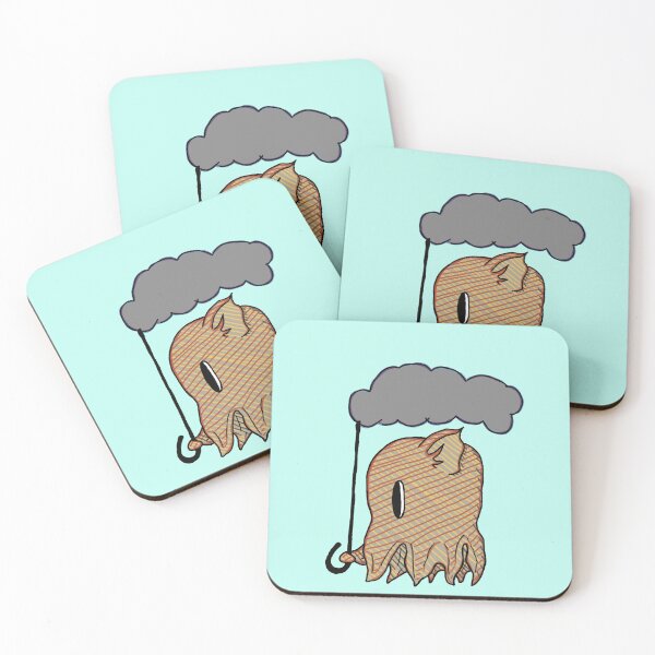 Item preview, Dumbo Octopus With Cloud Umbrella designed and sold by theodoesntdraw.