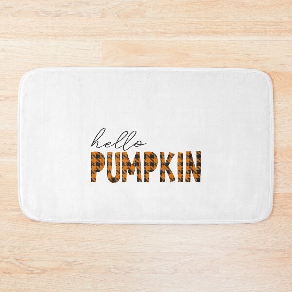 Item preview, Hello Pumpkin Womens Buffalo Plaid Pumpkin Fall Halloween Orange Pumpkin designed and sold by ZETTIF ⭐⭐⭐⭐⭐.
