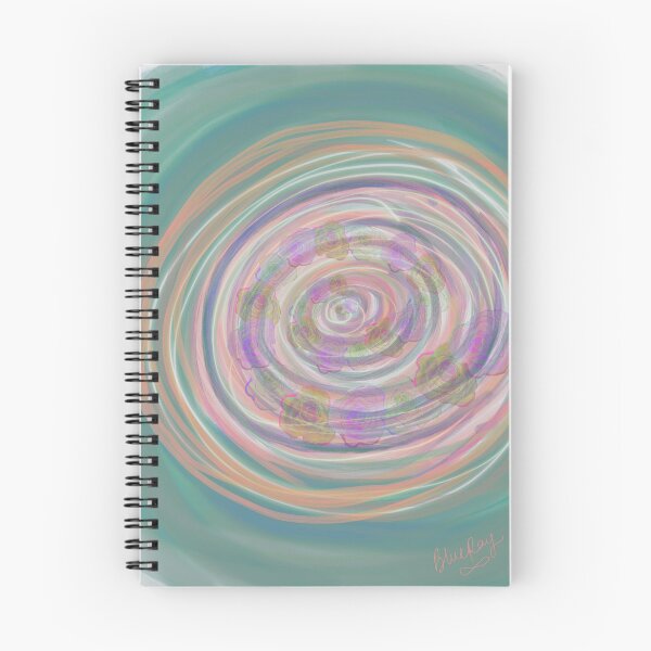 Item preview, Rose Spiral Aquamarine designed and sold by BlueRay1.