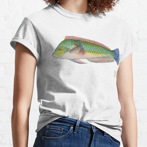 Green Parrot Fish Classic T-Shirt