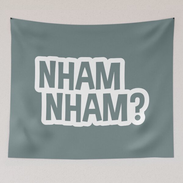 Item preview, Nham Nham? (Gray BG) designed and sold by FilipeFerreira.