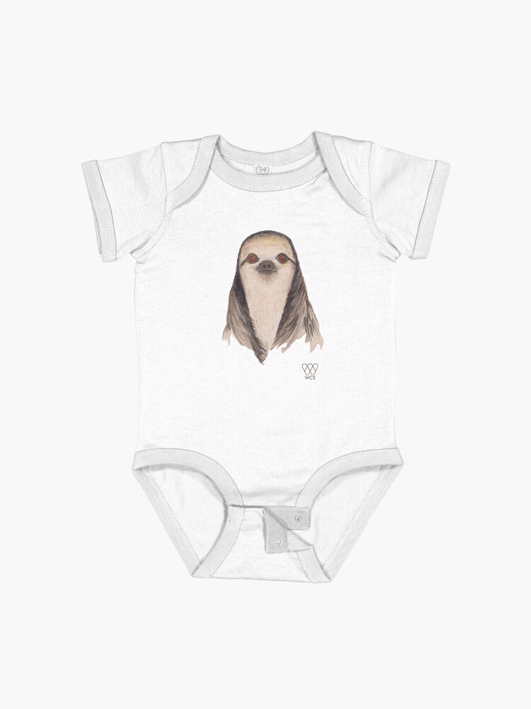 Thumbnail 1 of 2, Baby One-Piece, Sloth designed and sold by WCS-Archives.