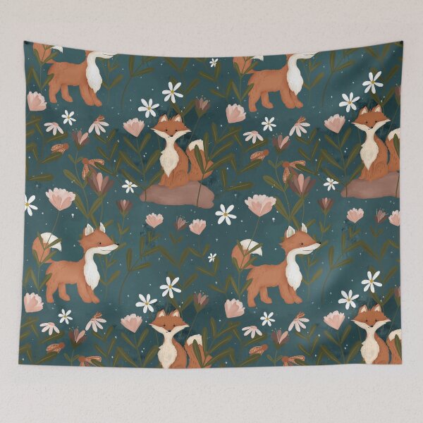 Item preview, Fox in the meadow - Starry Sky designed and sold by OranelloDesigns.