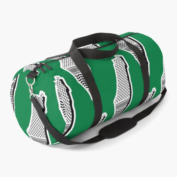 Item preview, Palestinian Country Outline with Keffiyeh - خريطة فلسطين و الكوفية  designed and sold by ArabicMerch.