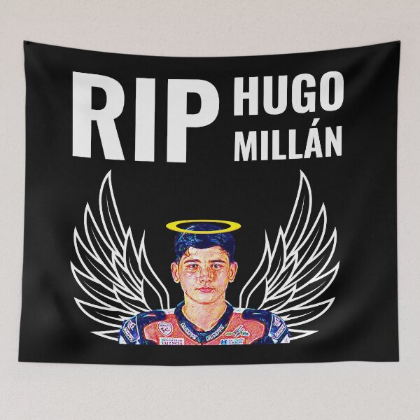 Item preview, Rest In Peace Hugo Millán | All Children Go To Heaven designed and sold by NoirOwned.