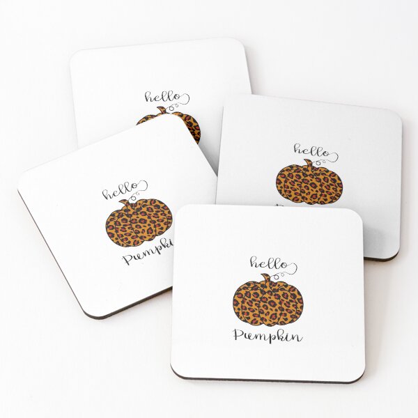 Item preview, Hello Pumpkin Thankful Leopard Pumpkin for Thanksgiving Halloween designed and sold by ZETTIF ⭐⭐⭐⭐⭐.