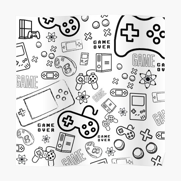 Video game prints Poster