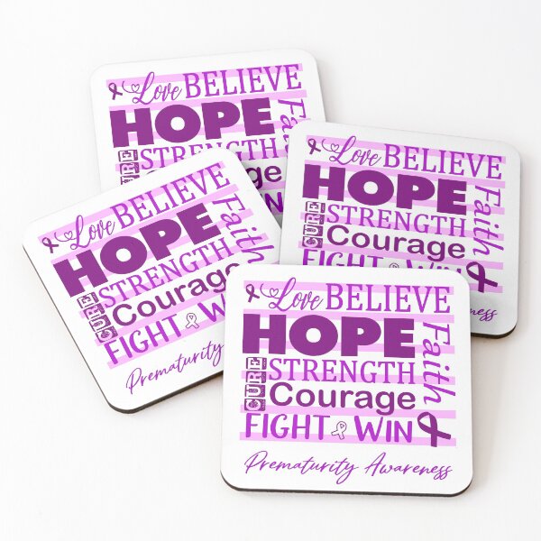 Item preview, Love Believe Hope Prematurity Awareness designed and sold by largellie.