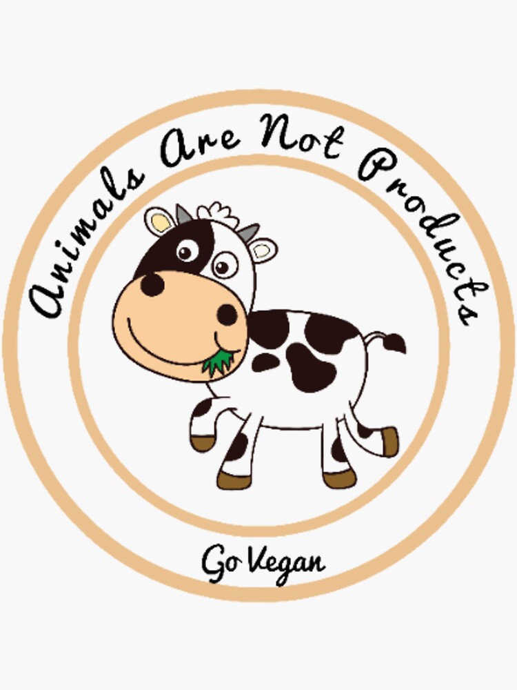 Animals Are Not Products-Dont pet The Fluffy cows by Ammar-the-goat
