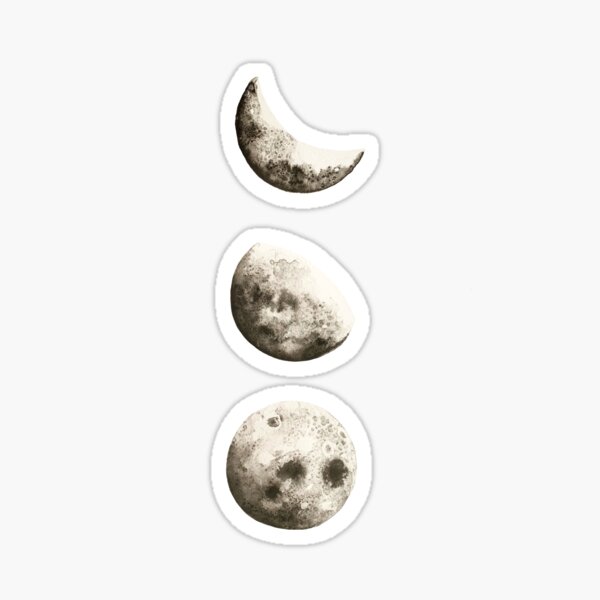 Fases de la Luna Pegatina