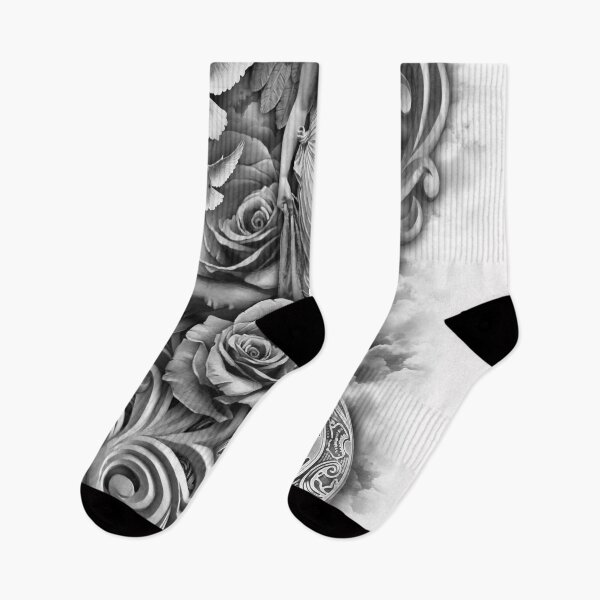 Item preview, religious art, angel, boys birthday gifts, tattoo, jesus designed and sold by custom tattoos.