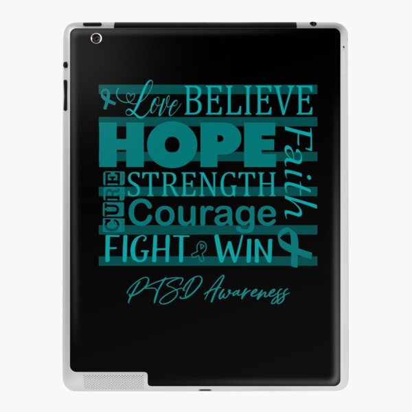 Love Believe Hope PTSD Awareness iPad Skin