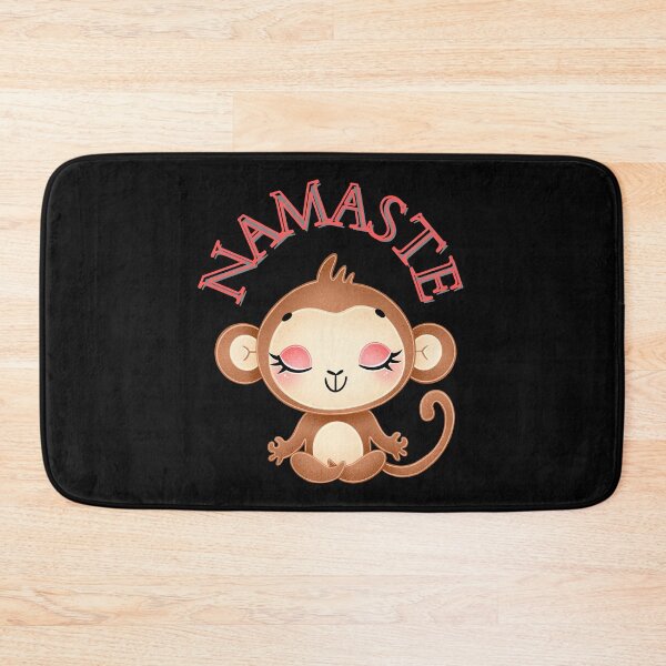 Item preview, Namaste Monkey designed and sold by ArtistKatieJ.