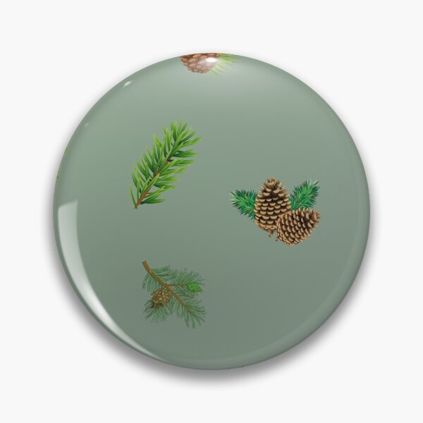 Item preview, Christmas Holiday Pattern - Pine Cones and Holly Berries designed and sold by silviaol.