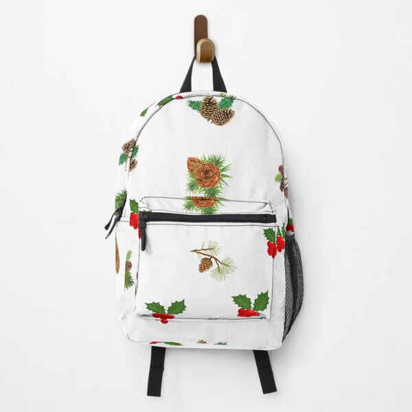 Item preview, Christmas Holiday Pattern - Pine Cones and Holly Berries designed and sold by silviaol.