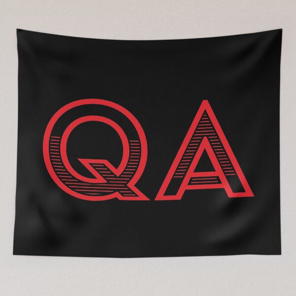 Item preview, QA - Quality Assurance (red text) designed and sold by OlivDesignsCo.
