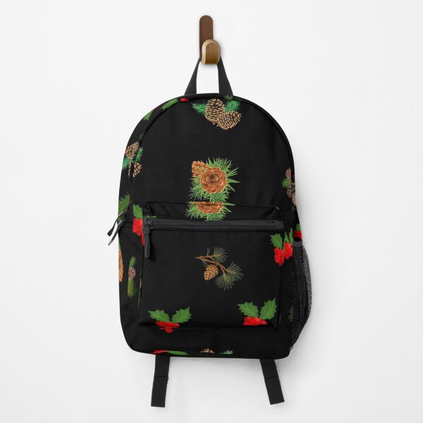 Item preview, Christmas Holiday Pattern - Pine Cones and Holly Berries designed and sold by silviaol.