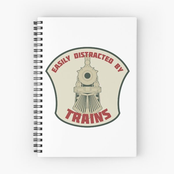 Item preview, Easily Distracted By Trains designed and sold by SlawBoy.