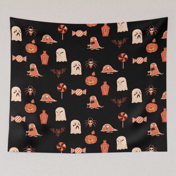 Item preview, halloween vintage pattern designed and sold by cutecrazytshirt.