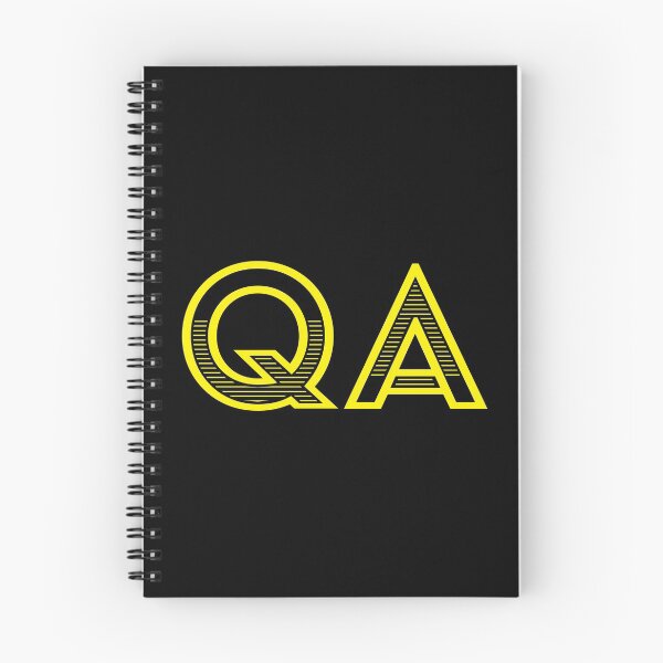 Item preview, QA - Quality Assurance (yellow text) designed and sold by OlivDesignsCo.