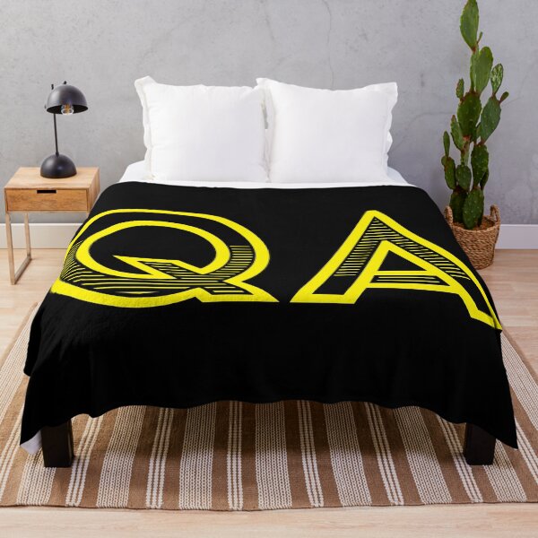 Item preview, QA - Quality Assurance (yellow text) designed and sold by OlivDesignsCo.