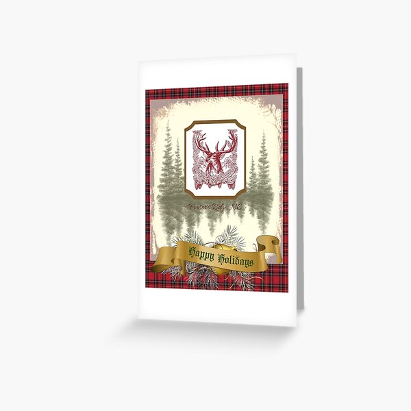 Frasers Ridge Christmas Greeting Card For Sale By Sassenach616 Redbubble 
