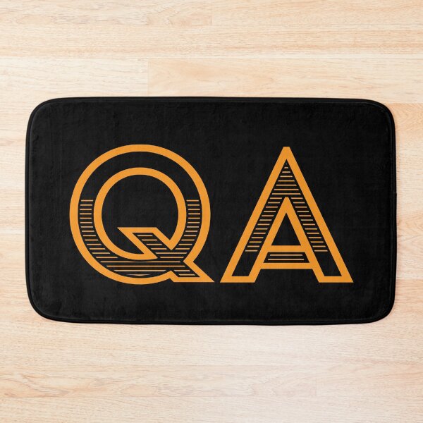 Item preview, QA - Quality Assurance (orange text) designed and sold by OlivDesignsCo.