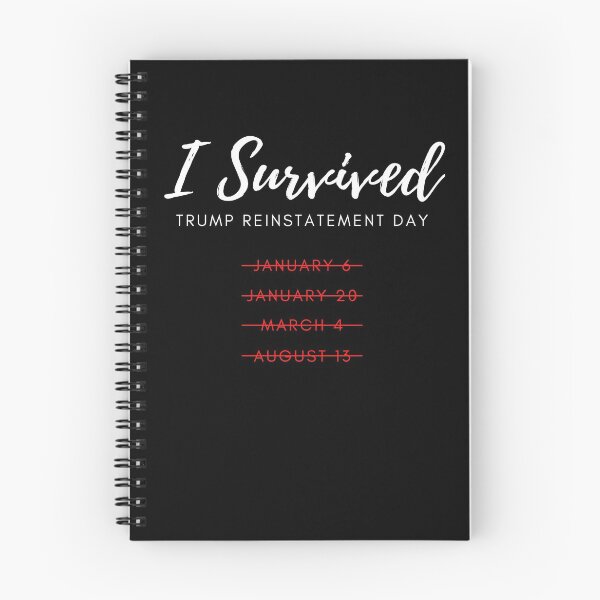 Item preview, I Survived Trump Reinstatement Day August 13th designed and sold by StickerPolitics.