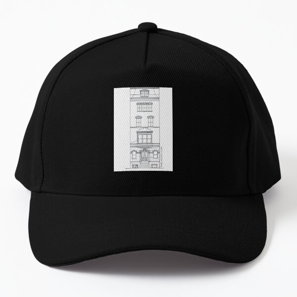 Front facade architectural rendering Baseball Cap