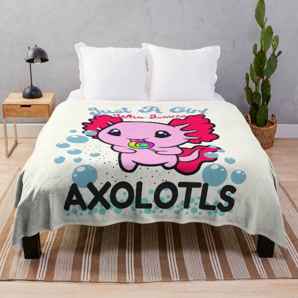 Item preview, Just a Girl Who Loves axolotl! - Funny axolotl Lovers Girl! - Just A Girl Who Loves Axolotls designed and sold by SoffyLee586.
