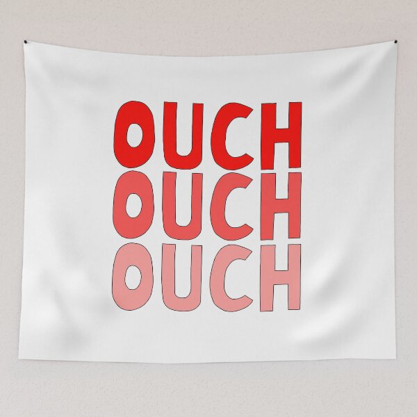 Item preview, Ouch! - Red designed and sold by TheeForestFox Shop.