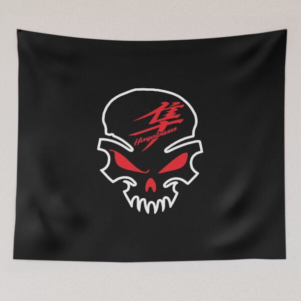 Item preview, SUZUKI HAYABUSA MOTORCYCLE SKULL designed and sold by Hayorik.