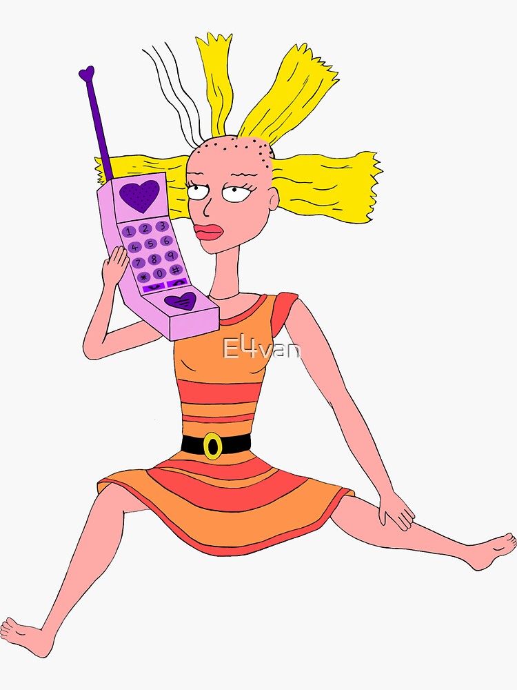 "Cynthia Doll Rugrats" Sticker for Sale by E4van Redbubble