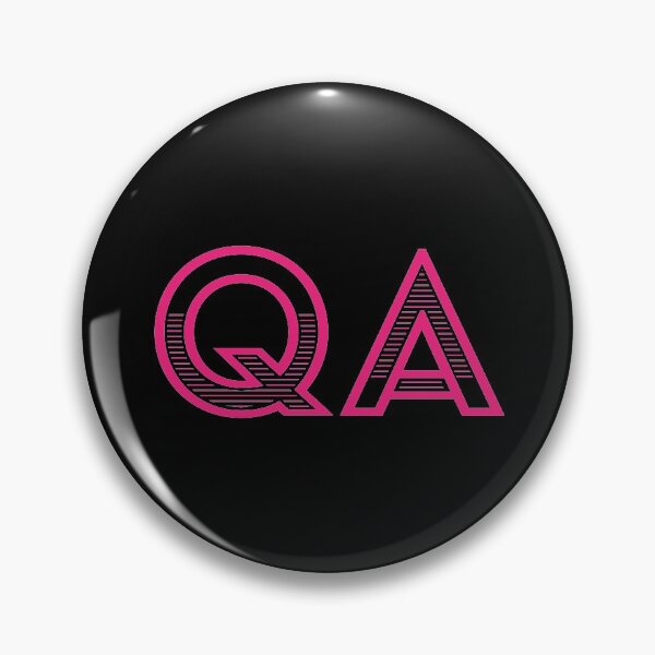 Item preview, QA - Quality Assurance (pink text) designed and sold by OlivDesignsCo.