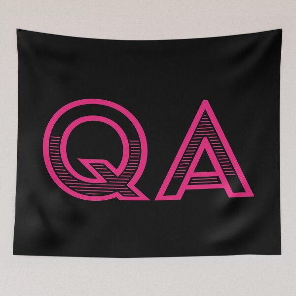 Item preview, QA - Quality Assurance (pink text) designed and sold by OlivDesignsCo.
