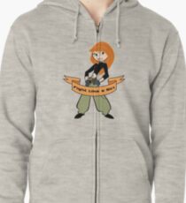 Kim Possible - Fight Like a Girl Zipped Hoodie