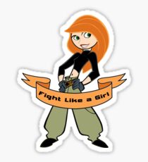 Kim Possible - Fight Like a Girl Sticker