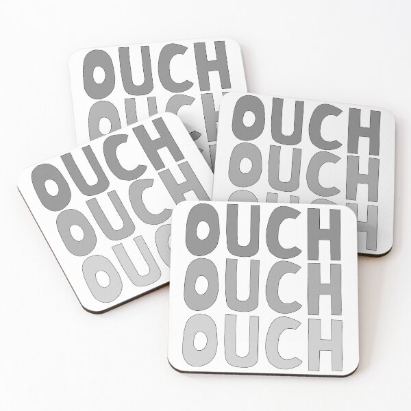 Item preview, Ouch! - Grey designed and sold by TheeForestFox Shop.